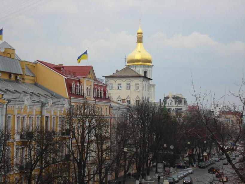 Отличная Квартира Рядом Золотыми Воротами Kyiv Exterior foto